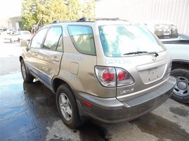 2002 LEXUS RX300 PREMIUM VALUE PKG GOLD 3.0 AT 4WD Z21341